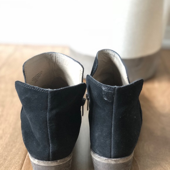 Splendid Hamptyn Black Suede Booties - Picture 4 of 5